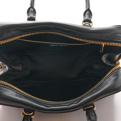 Miu Miu Nappa Matelasse Large Arcadie Top Handle Bag Black 5 of 11
