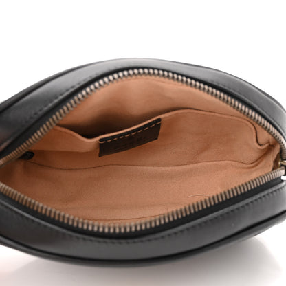 Gucci Calfskin Matelasse GG Marmont Belt Bag 75 30 Black 5 of 10