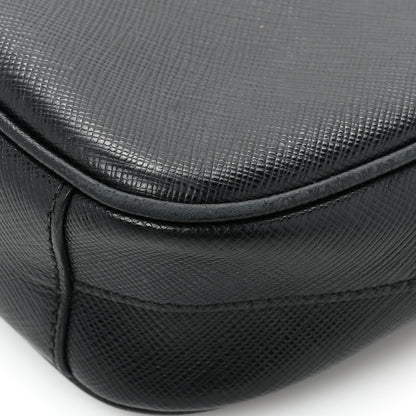 Prada Saffiano Belt Bag Black 11 of 15