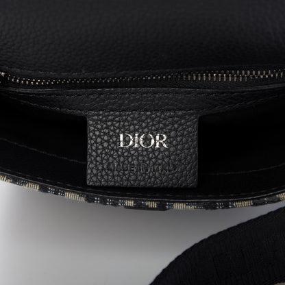 Christian Dior Oblique Saddle Pouch Blue 8 of 9