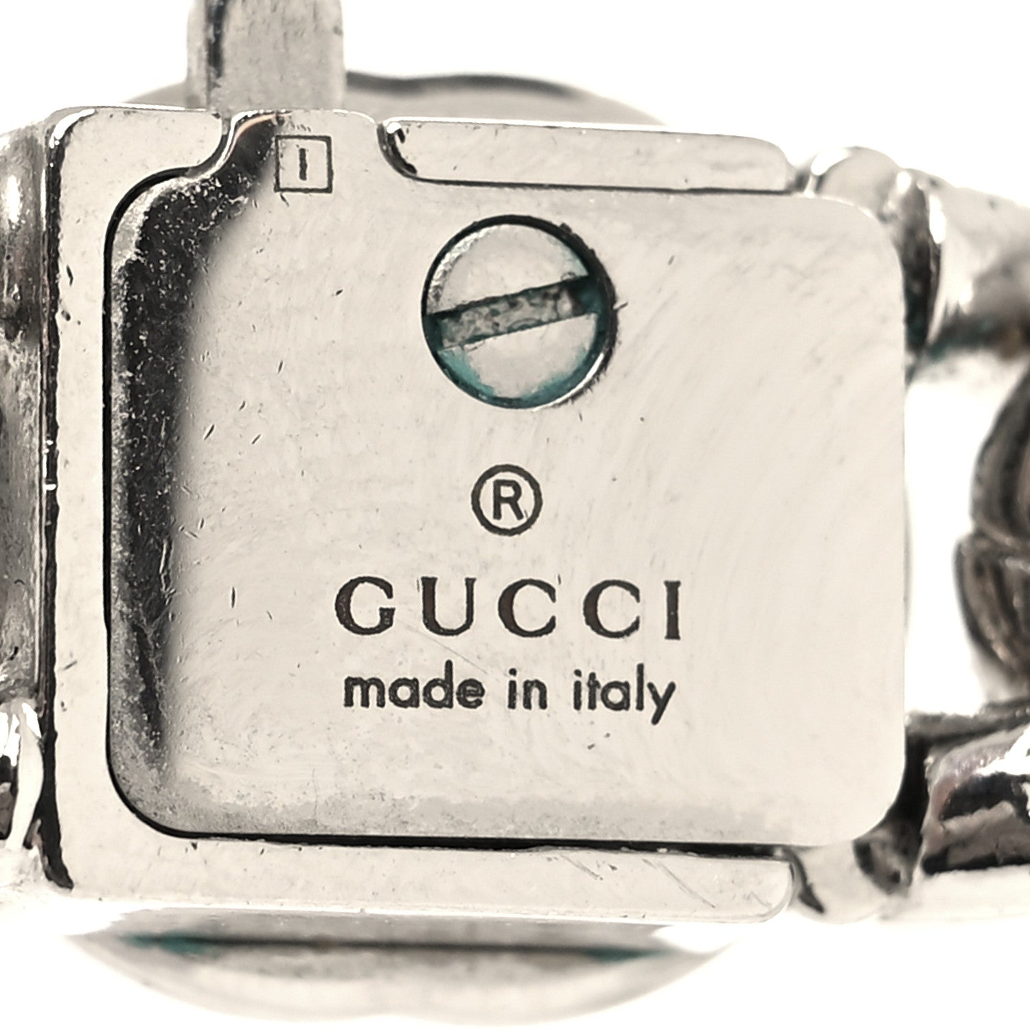 Gucci Palladium Interlocking G Gurmette Chain Necklace Silver 5 of 5