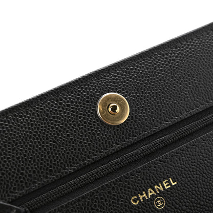 Chanel Caviar Quilted Miss Coco Wallet On Chain WOC Black 13 of 14