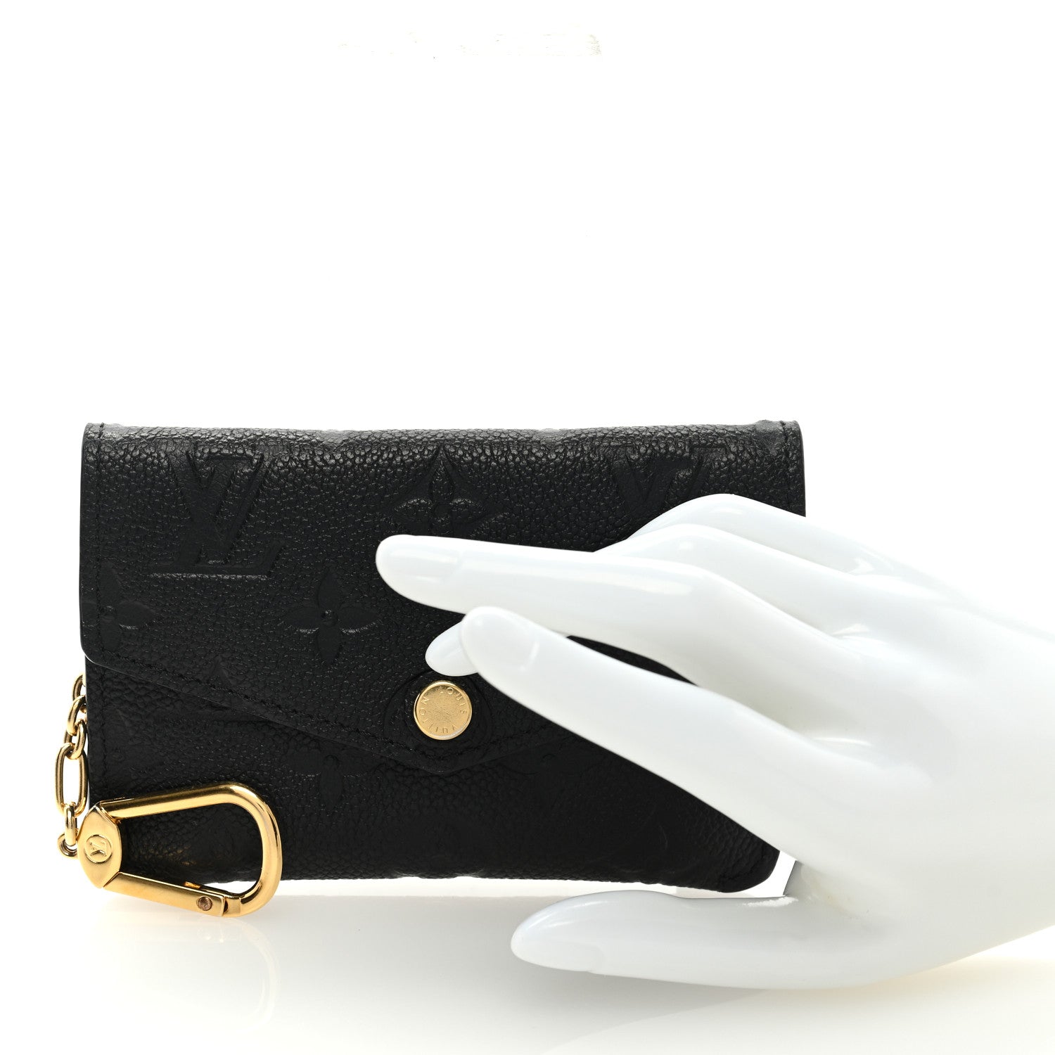 Louis Vuitton Empreinte Key Pouch Black 2 of 6