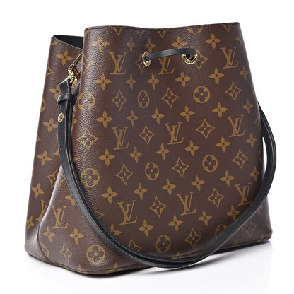 Louis Vuitton Monogram Neonoe MM Black 3 of 9