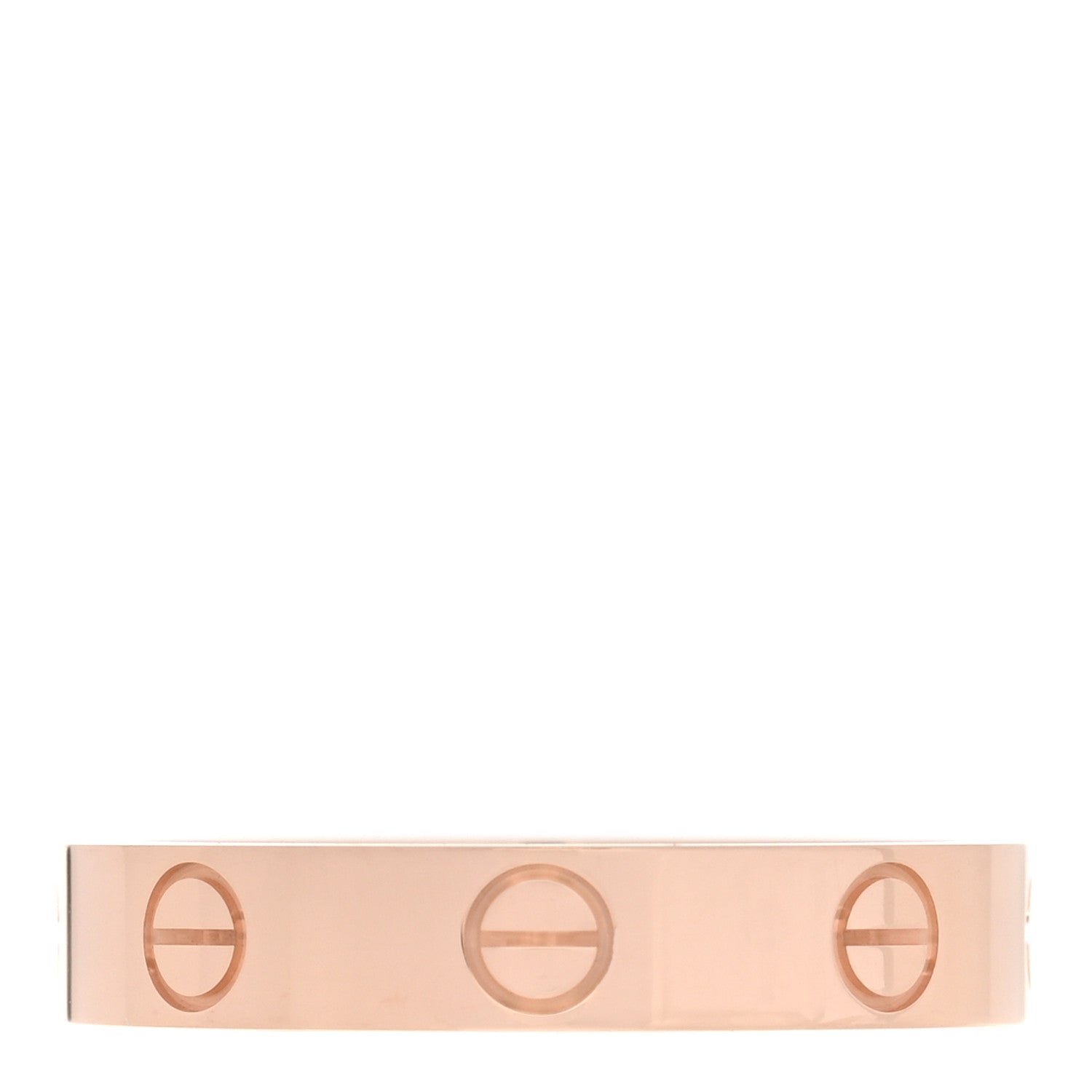 Cartier 18K Pink Gold 3.5mm LOVE Wedding Band Ring 53 6.5 1 of 5