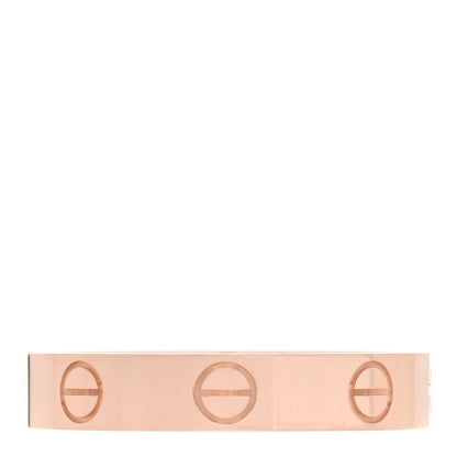 Cartier 18K Pink Gold 3.5mm LOVE Wedding Band Ring 53 6.5 1 of 5
