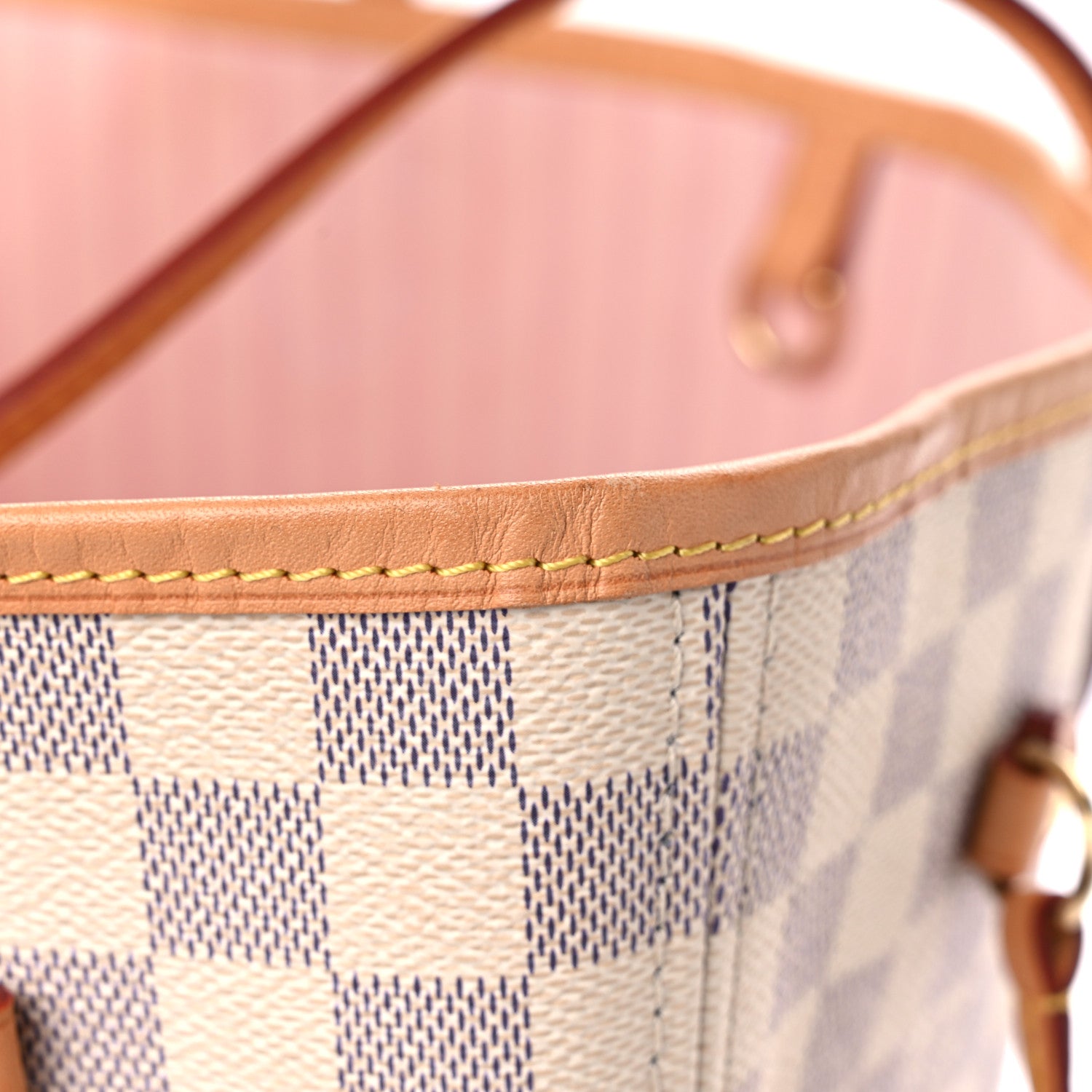 Louis Vuitton Damier Azur Neo Neverfull MM Rose Ballerine 19 of 22