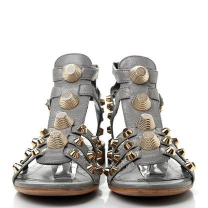 Balenciaga Agneau Giant Gold Hardware Sandals 38.5 2 of 8