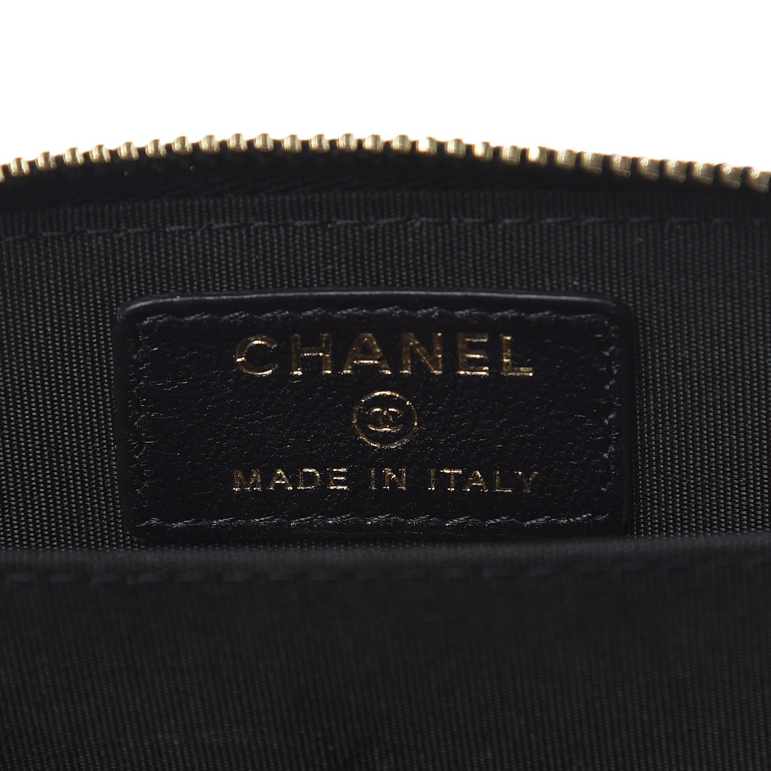 Chanel Lambskin Lucky Charms Zip Coin Purse Black 6 of 8