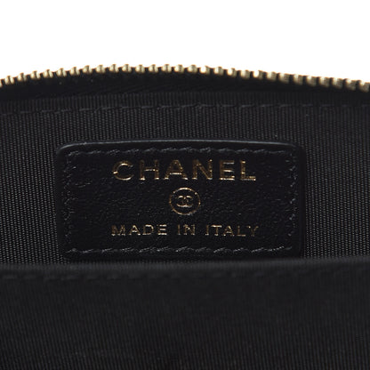 Chanel Lambskin Lucky Charms Zip Coin Purse Black 6 of 8
