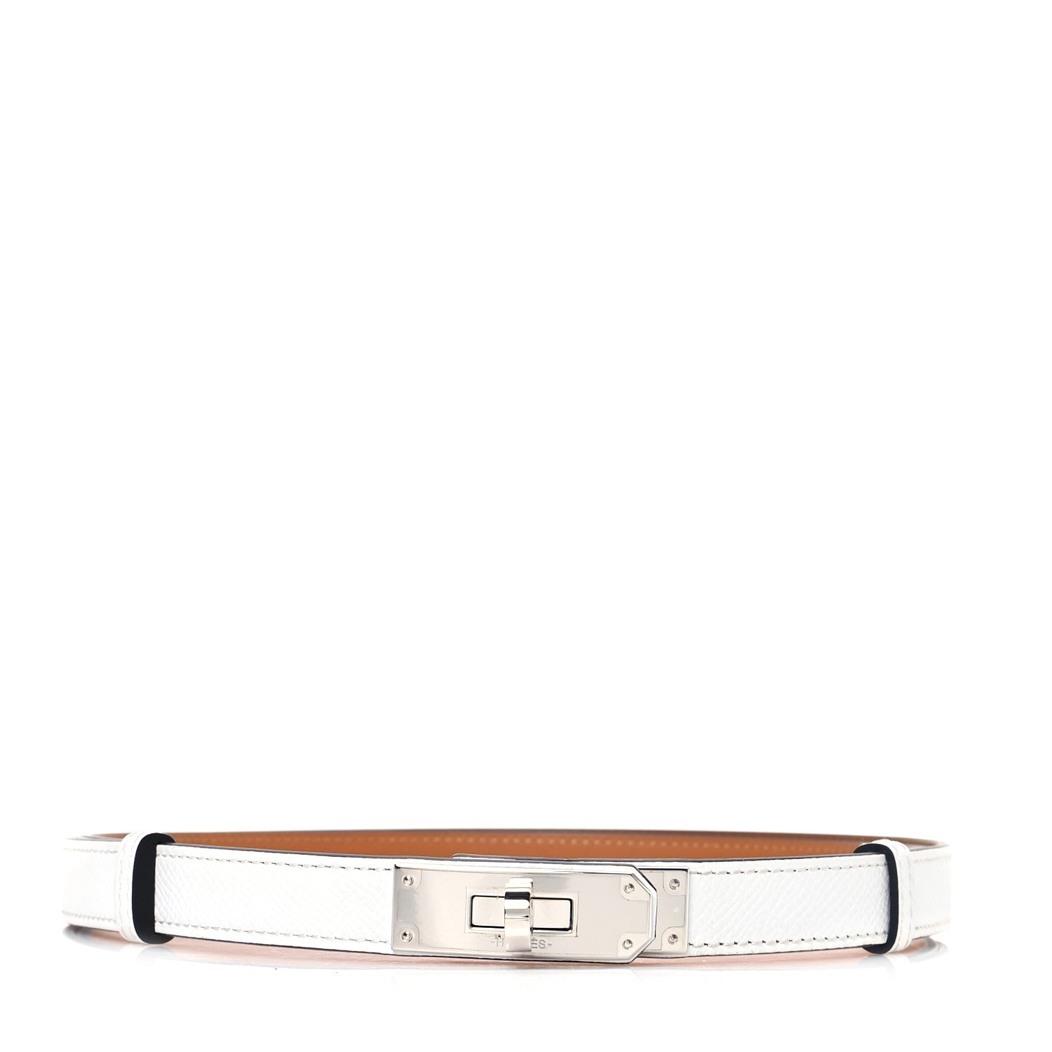 Hermes Epsom Kelly Belt White 1 of 5