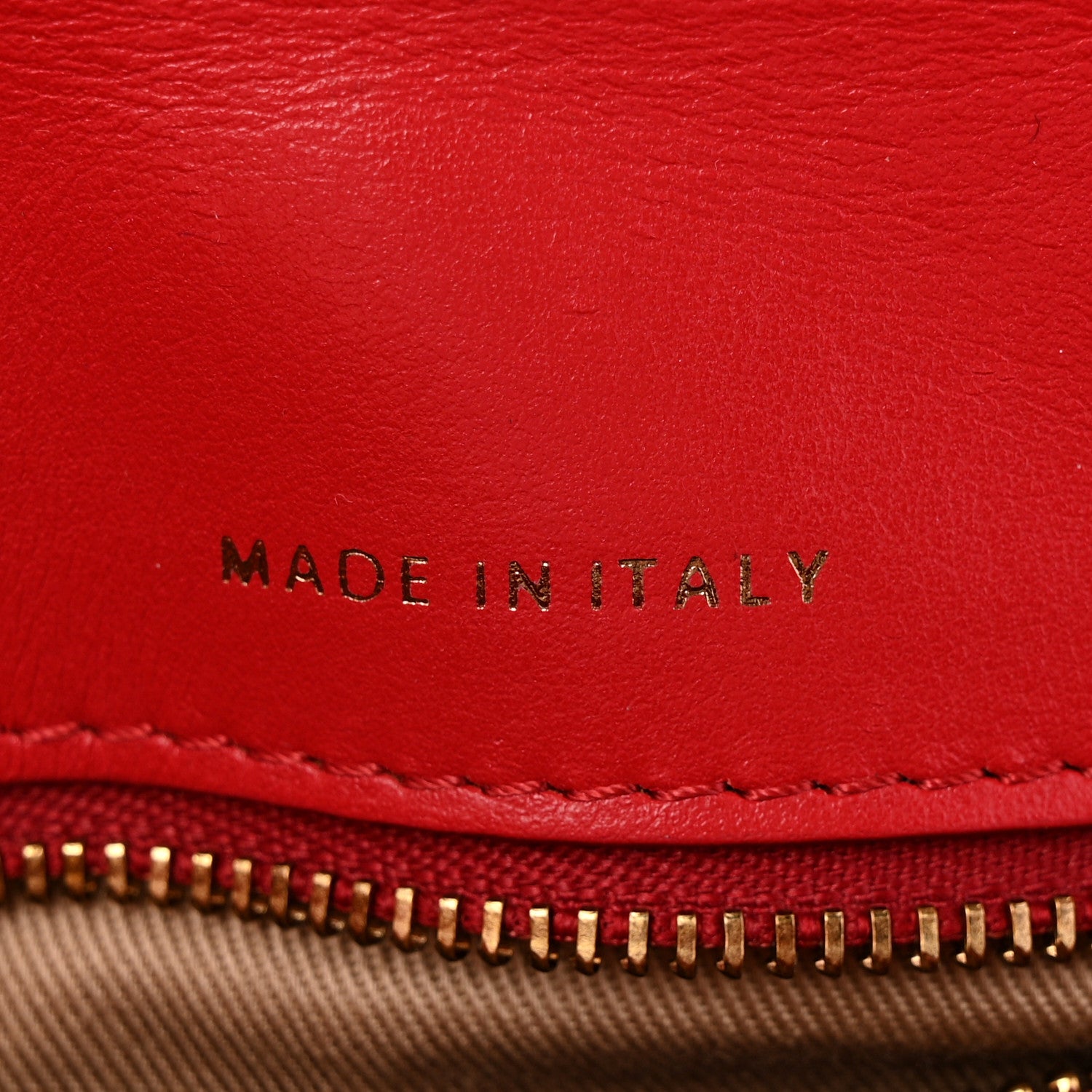 MCM Calfskin Quilted Small Patricia Belt Bag Ruby Red 7 of 15