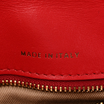 MCM Calfskin Quilted Small Patricia Belt Bag Ruby Red 7 of 15