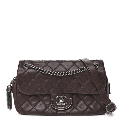 Chanel Calfskin Quilted Medium Coco Sporran Flap Brown 1 of 9