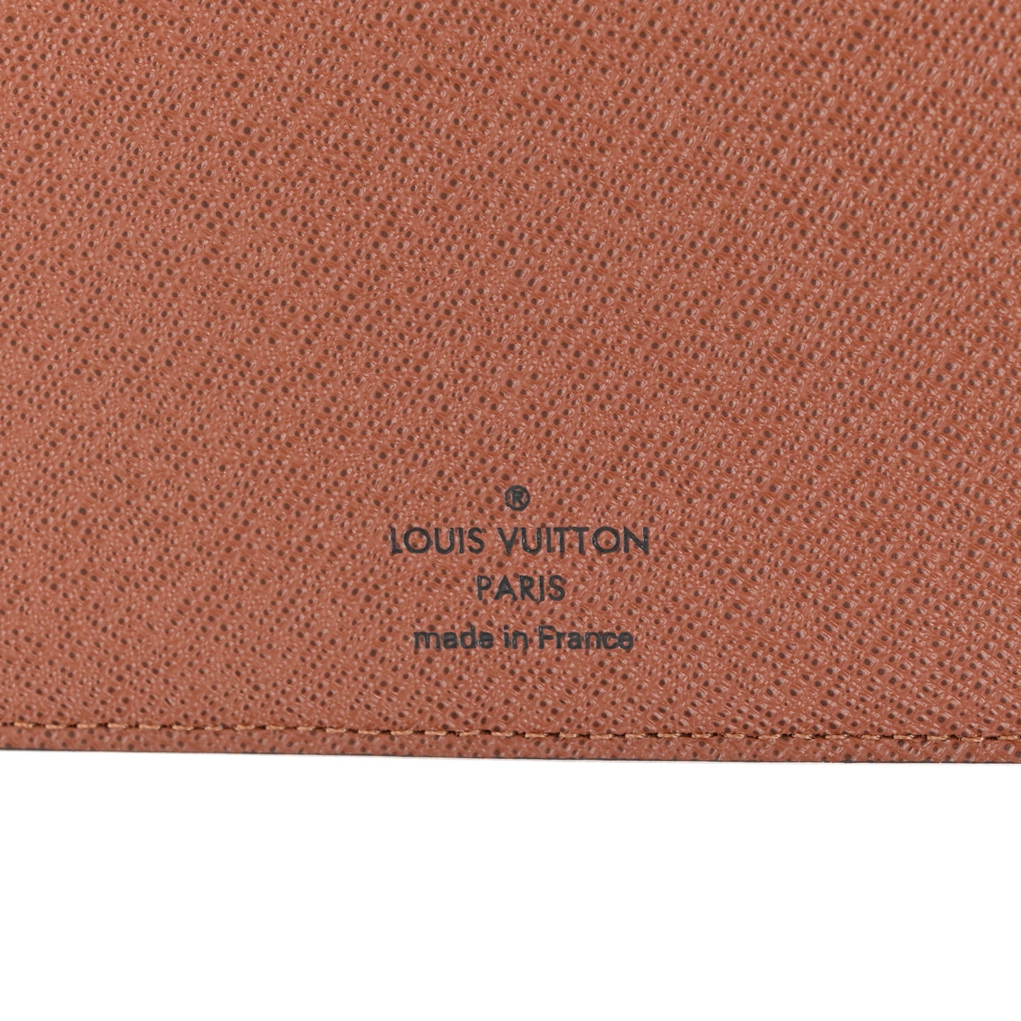 Monogram Desk Agenda Cover