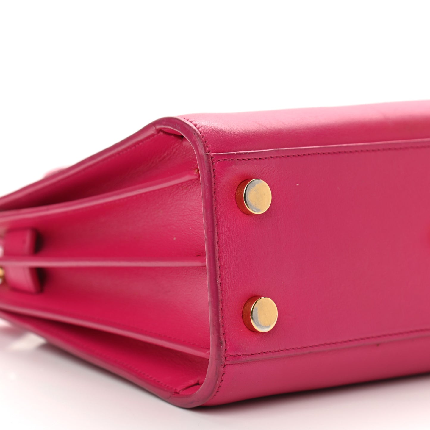 Calfskin Nano Sac De Jour Lipstick Fuchsia