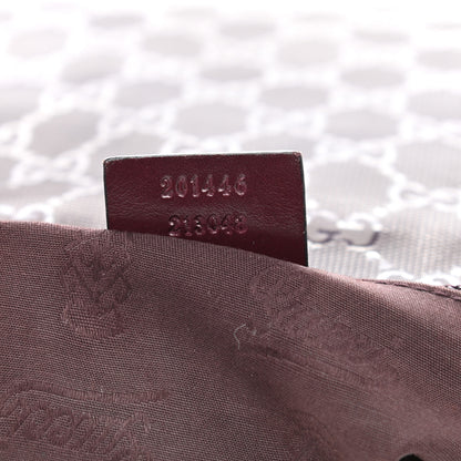 Gucci Imprime Monogram Small Flat Messenger Bag Bordeaux 7 of 11