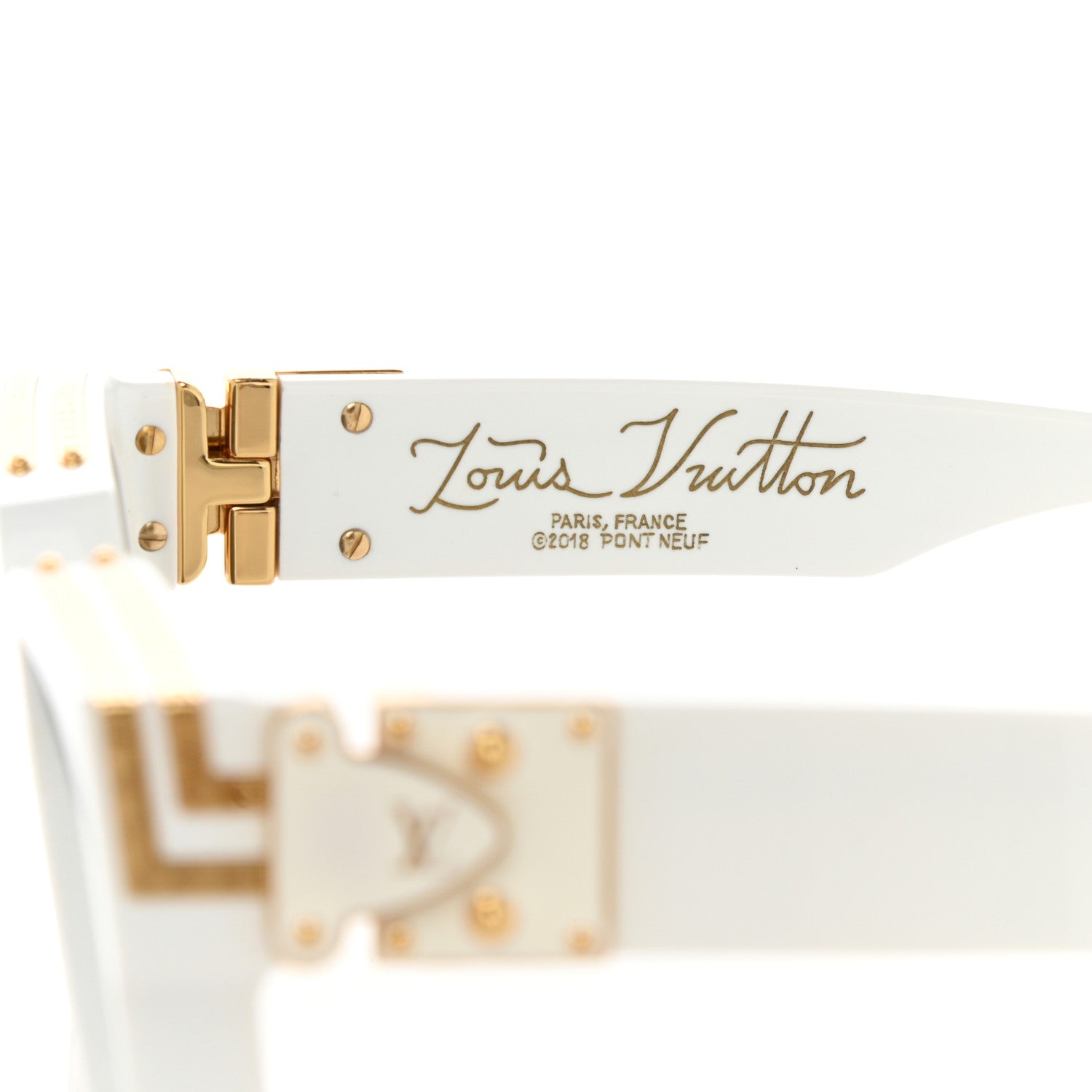 Louis Vuitton Acetate 1.1 Millionaires Z1166E Sunglasses White 6 of 8