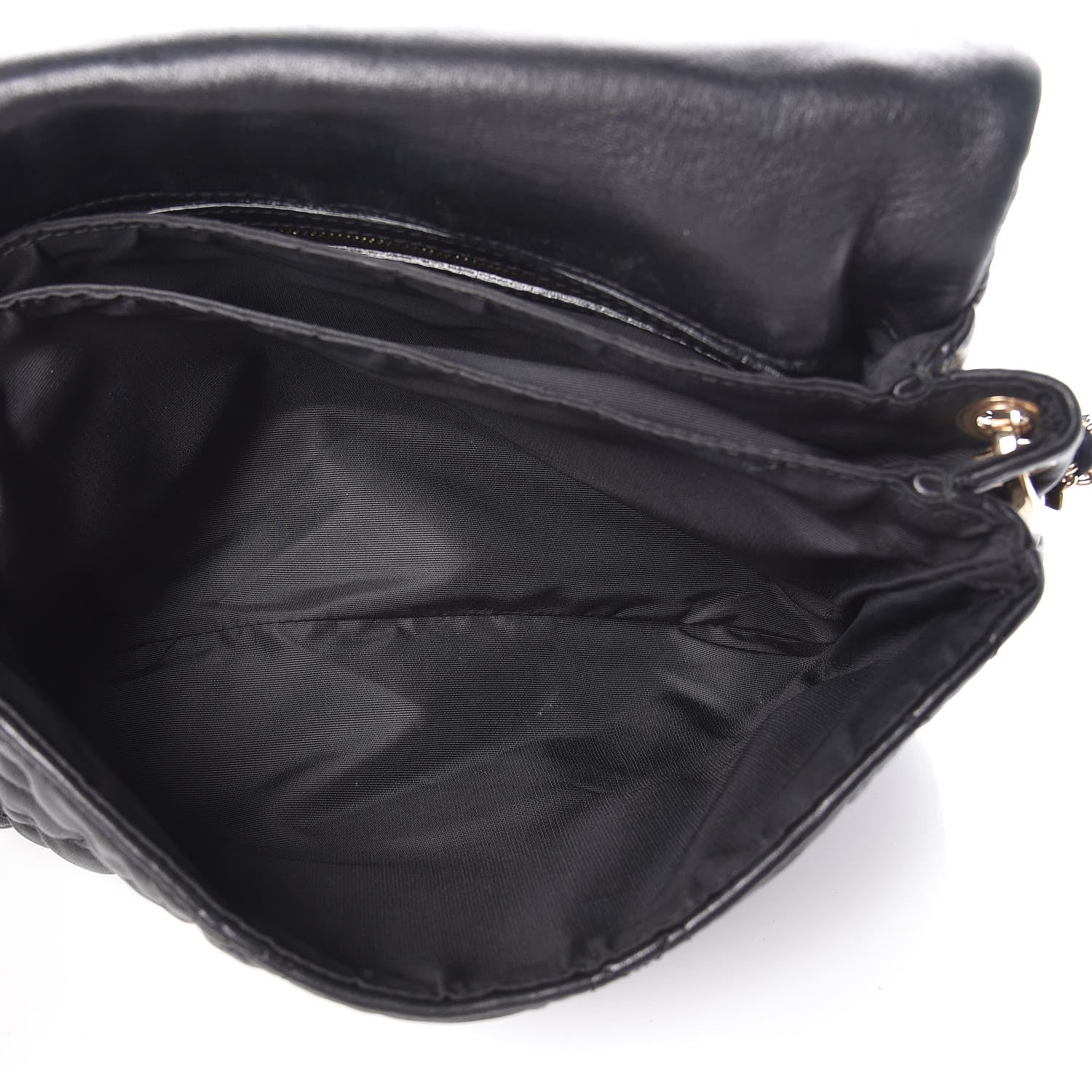 Christian Dior Lambskin Cannage Medium Delidior Flap Bag Black 7 of 12
