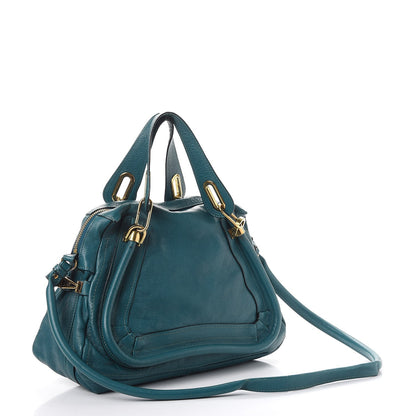 Chloe Calfskin Medium Paraty Peacock Blue 4 of 18