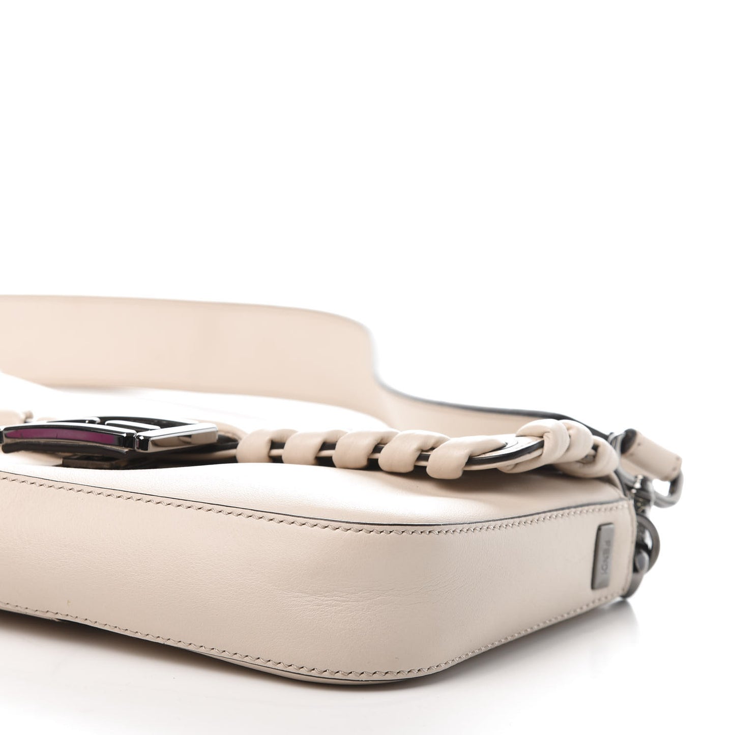 Vitello Dolce Lace Up Baguette Camelia