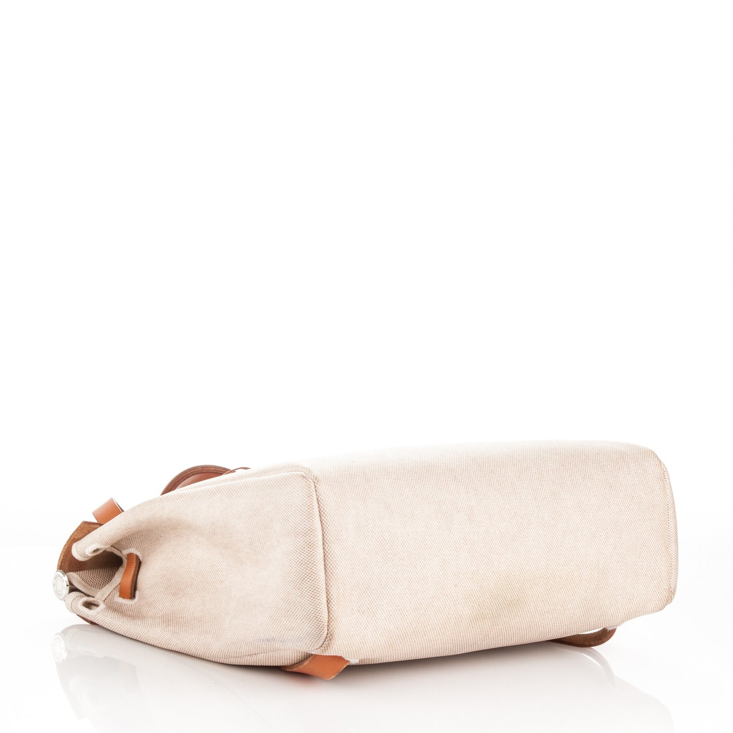 Toile Vache Calfskin Herbag 30 PM Backpack Natural
