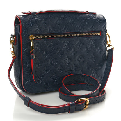 Louis Vuitton Empreinte Pochette Metis Marine Rouge 3 of 9