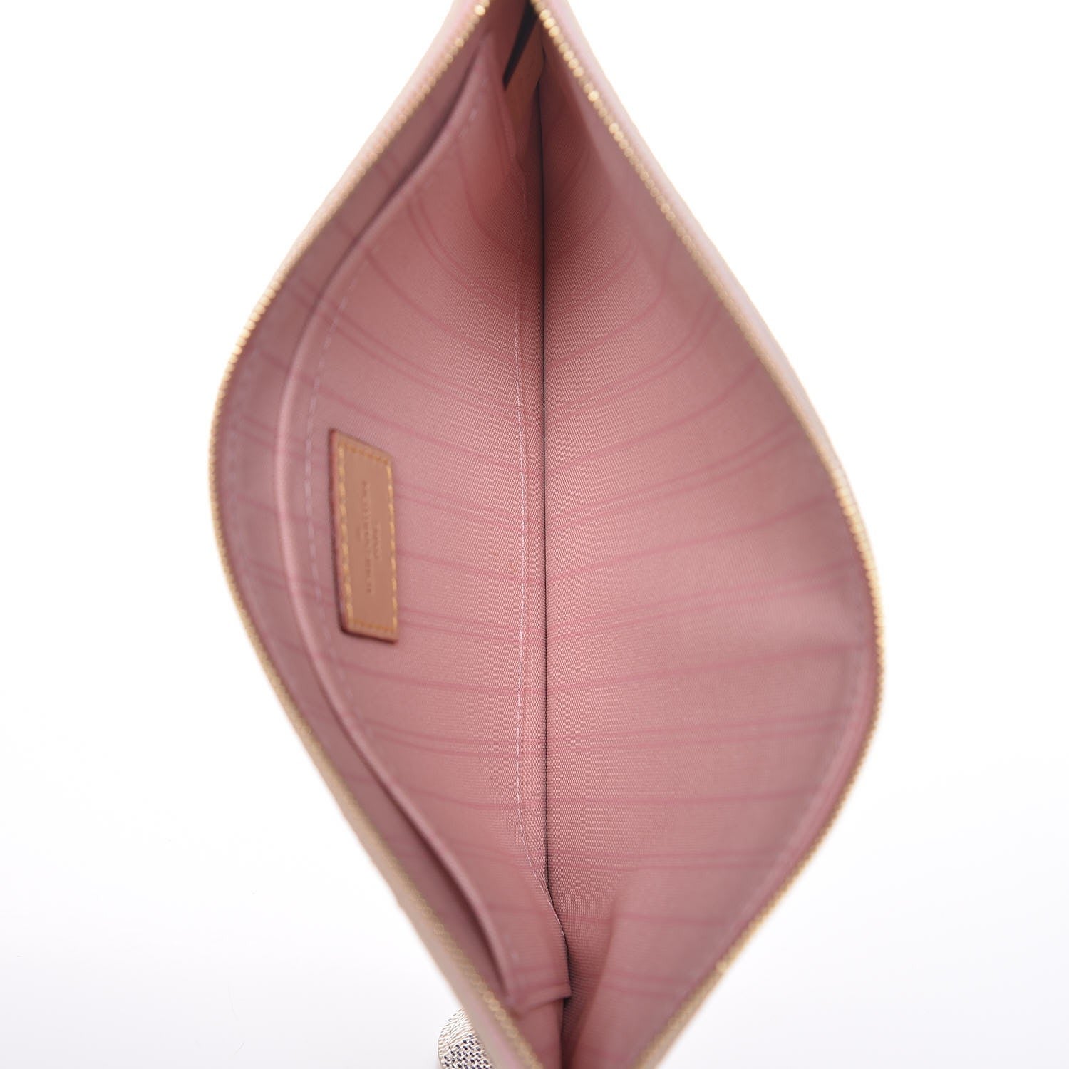 Louis Vuitton Damier Azur Neverfull MM GM Pochette Rose Ballerine 5 of 8