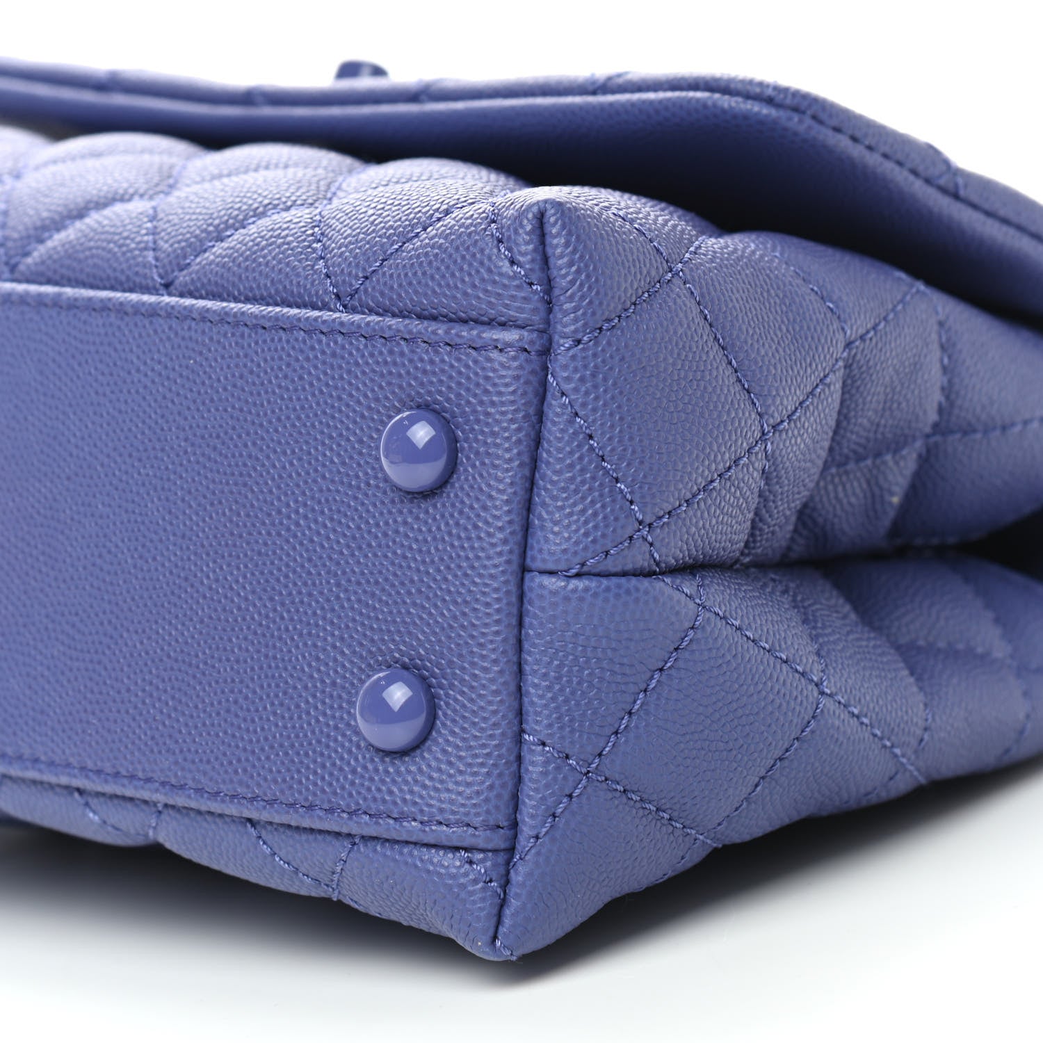 Chanel Caviar Quilted Incognito Mini Coco Handle Flap Blue 9 of 10