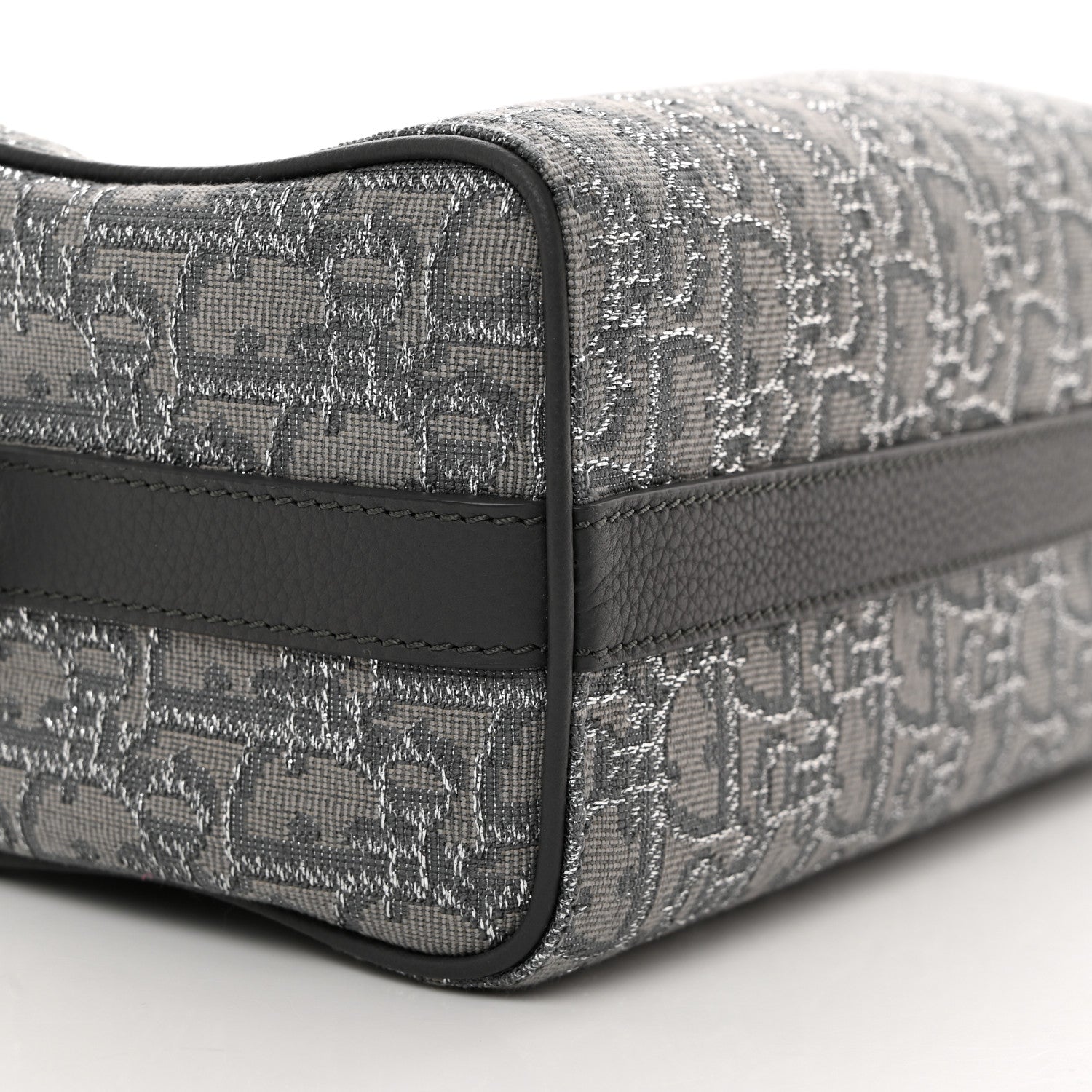 Christian Dior Oblique Jacquard Lingot 22 Bag Silver 10 of 11