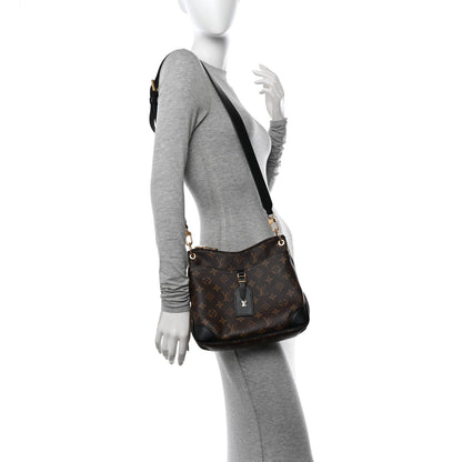 Louis Vuitton Monogram Odeon PM Black 2 of 12