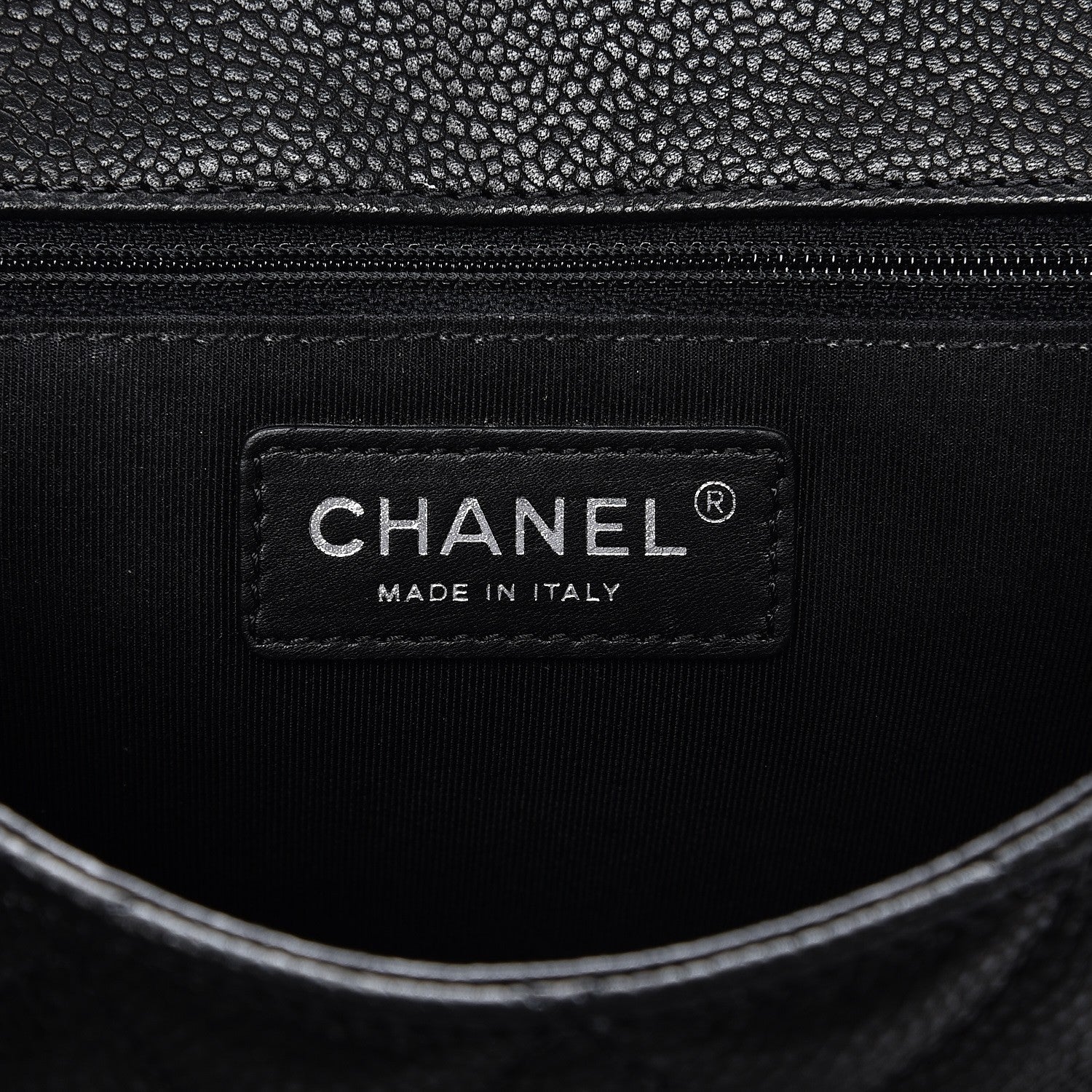 Chanel Caviar Quilted Casual Pocket Messenger Flap Black 7 of 11