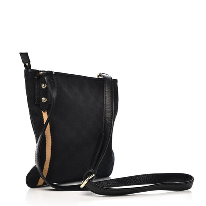 Gucci Monogram Jolicoeur Charms Messenger Bag Black 3 of 10