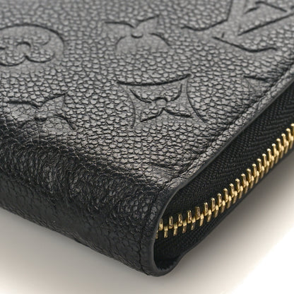 Louis Vuitton Empreinte Zippy Wallet Black 8 of 8