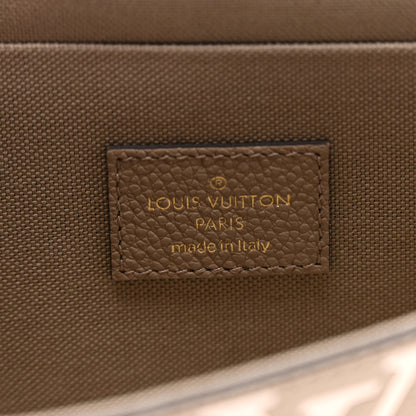 Louis Vuitton Empreinte Monogram Giant Felicie Pochette Tourterelle Creme 5 of 5