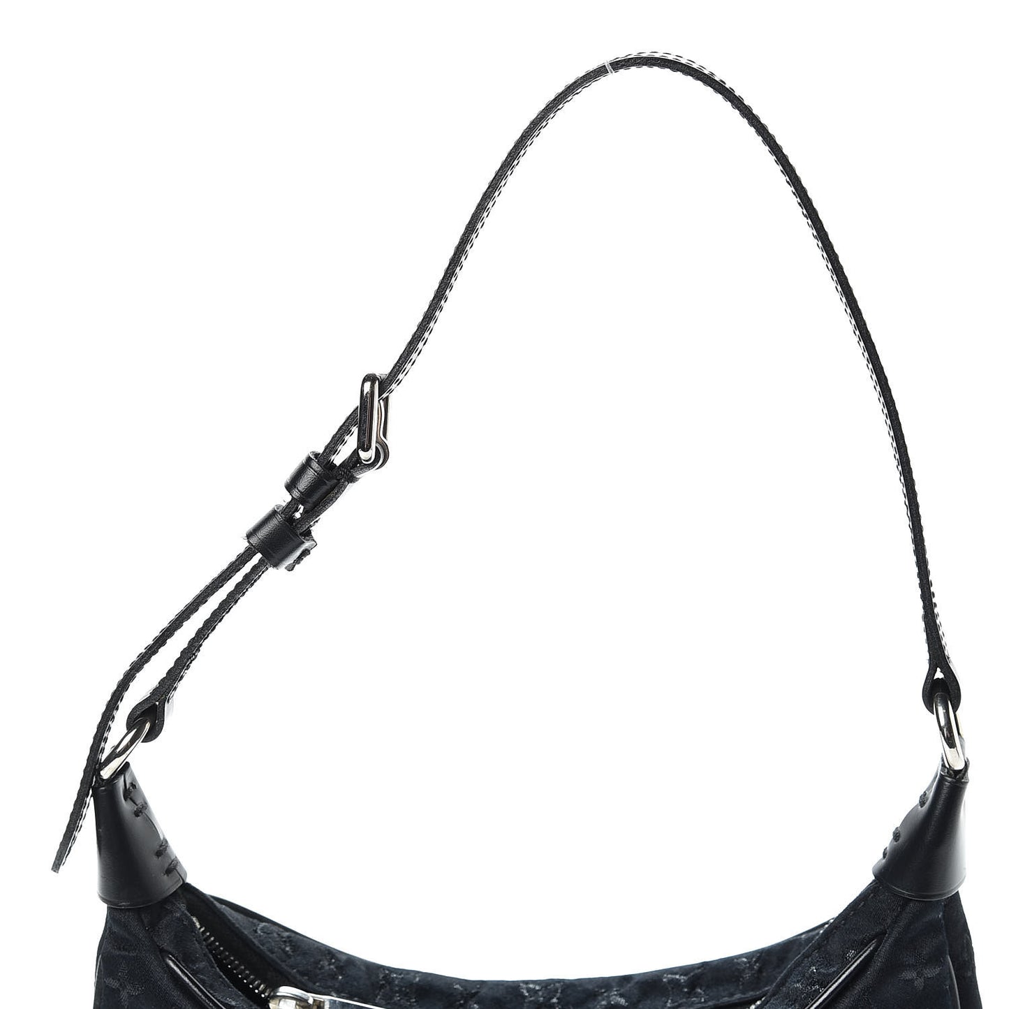 Satin Monogram Little Boulogne Black