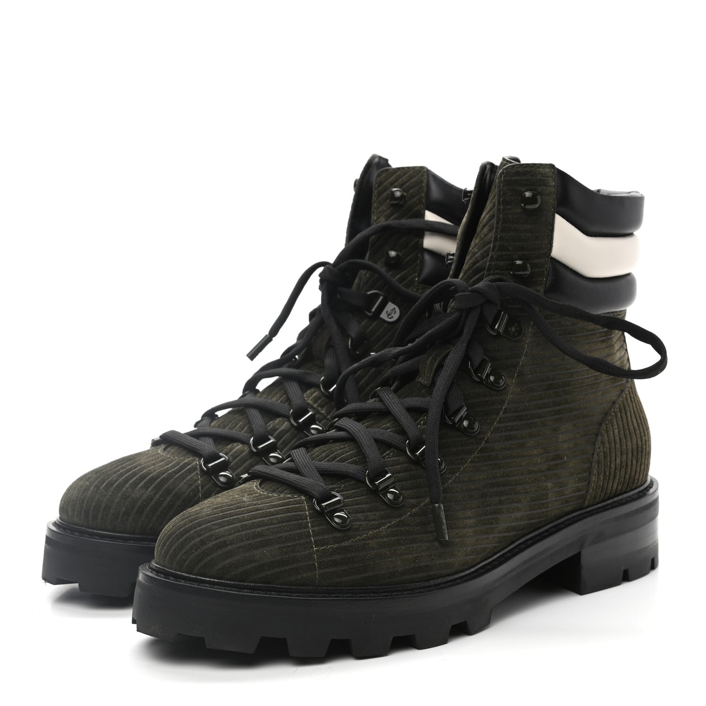 Corduroy Suede Nappa Eshe Flat Hiking Boots 39 Seaweed