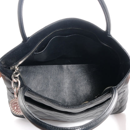 Chanel Caviar Quilted Medallion Tote Black 12 of 14