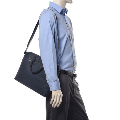 Louis Vuitton Damier Infini Porte-Documents Jour Briefcase Cosmos 2 of 8
