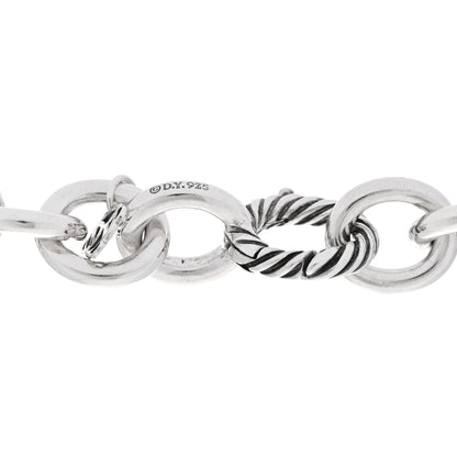 David Yurman Sterling Silver 12mm Oval Link Necklace 4 of 4