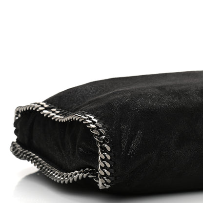 Stella McCartney Shaggy Deer Small Falabella Fold Over Tote Black 6 of 8