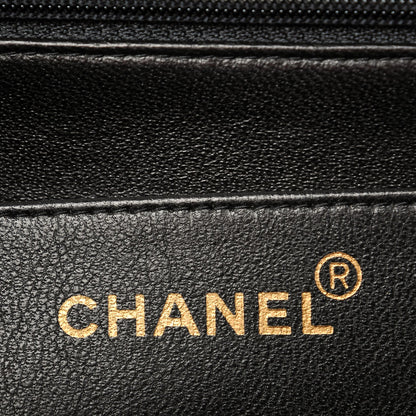 Chanel Lambskin Quilted Jumbo Single Flap Black 6 of 8