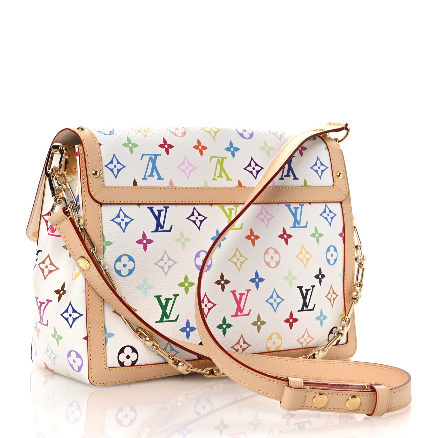 LV X TM Monogram Multicolor Dauphine Soft GM White