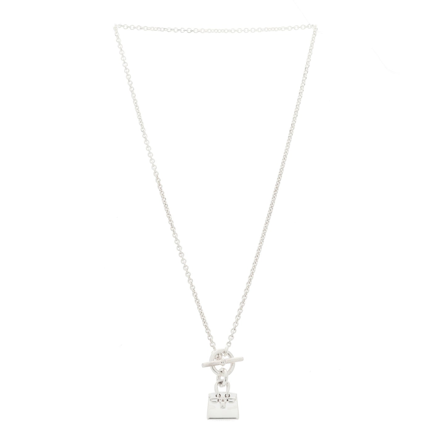 Sterling Silver Birkin Amulette Pendant Necklace