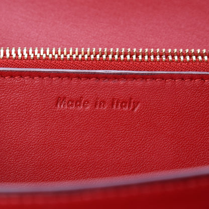 Celine Goatskin Medium Classic Box Flap Bag Carmin 7 of 9