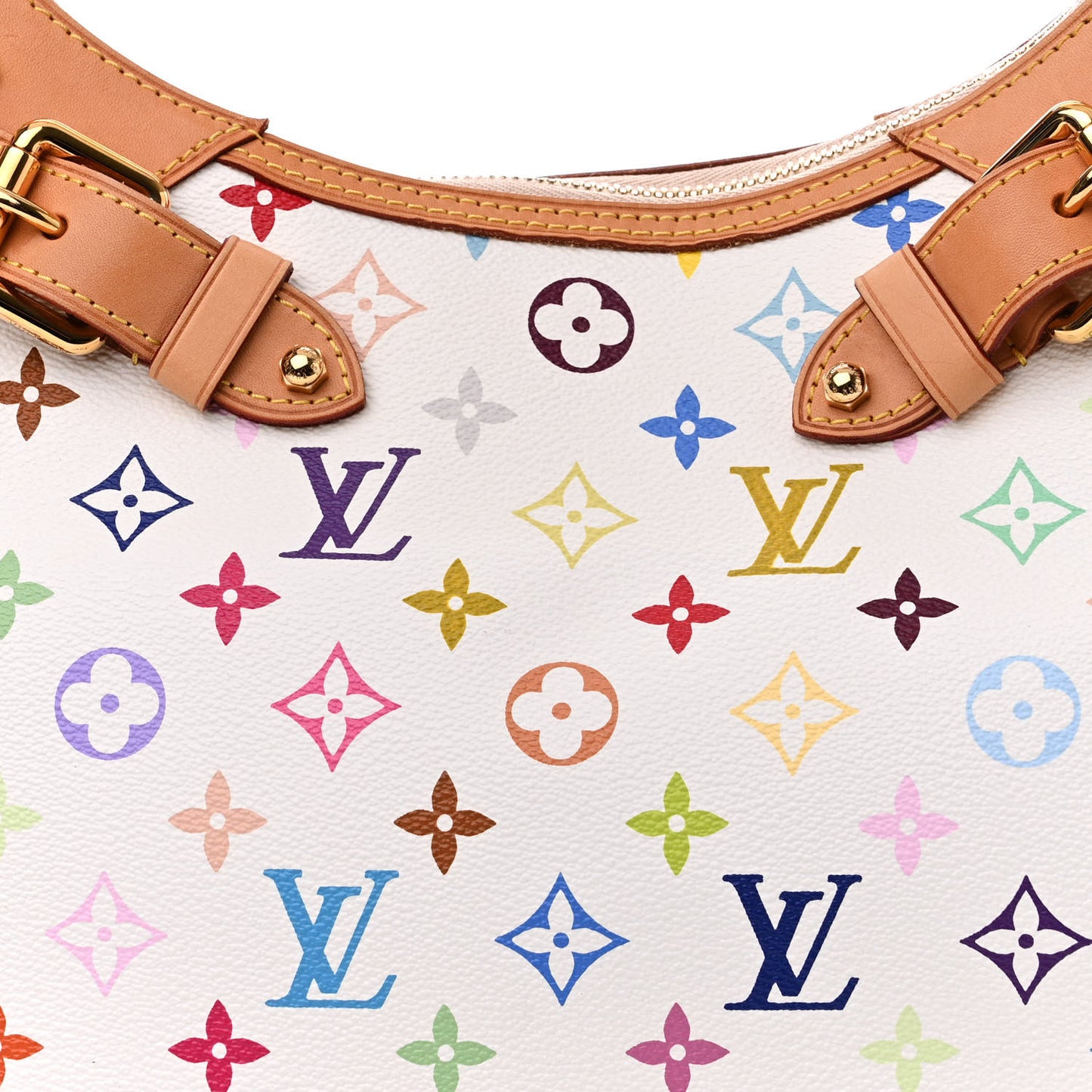 Monogram Multicolor Greta White
