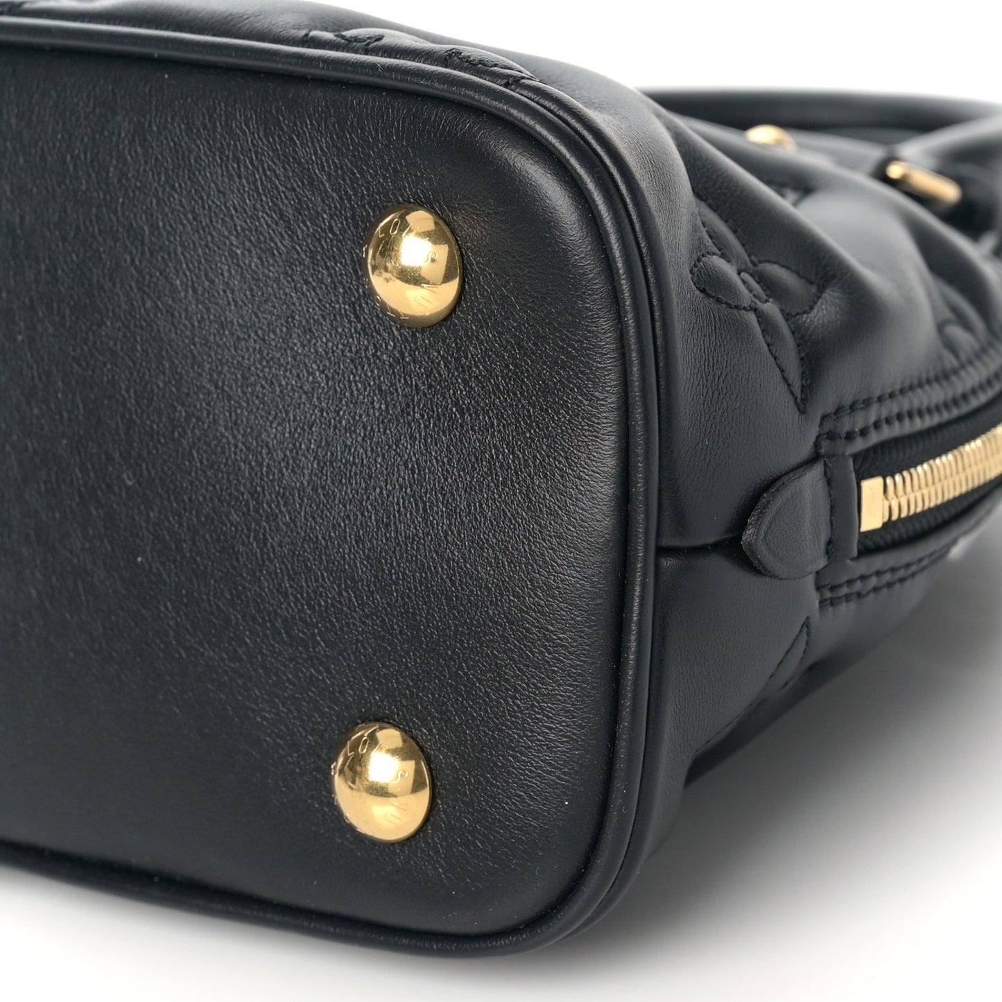 Calfskin Bubblegram Alma BB Black