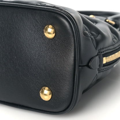Louis Vuitton Calfskin Bubblegram Alma BB Black 8 of 8
