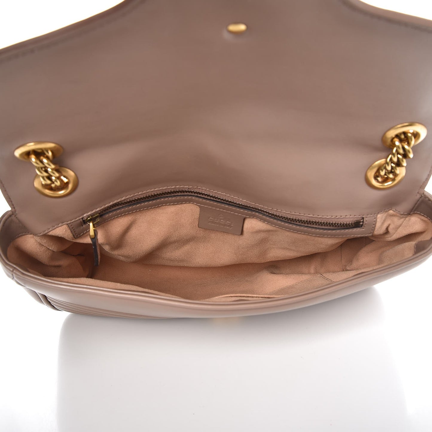 Calfskin Matelasse Medium GG Marmont Shoulder Bag Porcelain Rose