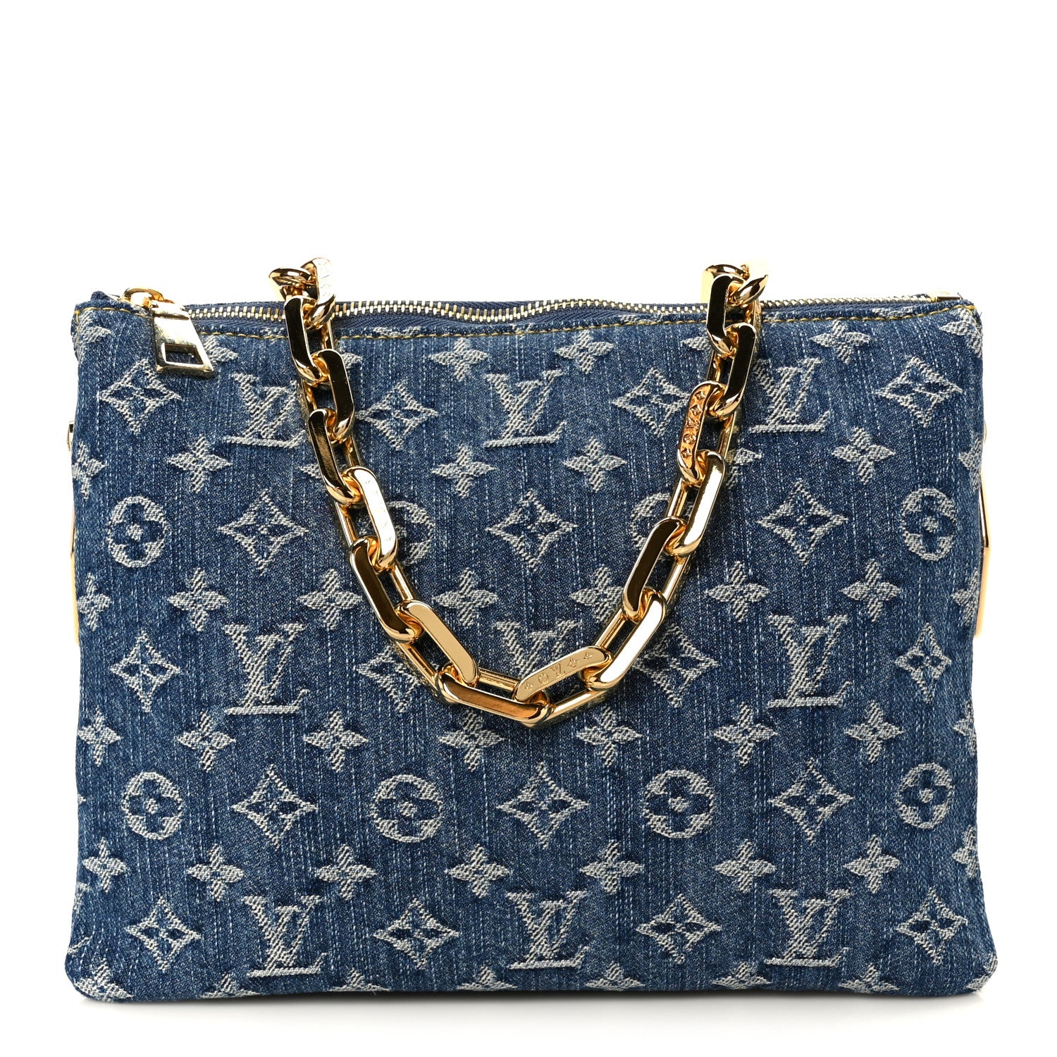 Louis Vuitton Monogram Denim Coussin PM Blue 1902495 – FASHIONPHILE